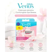 Сменные кассеты Gillette Venus Breeze Spa 8шт..