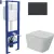Унитаз подвесной Berges Wasserhaus Floe S Rimless + АТОМ 410 AT-043336 (с сиденьем)