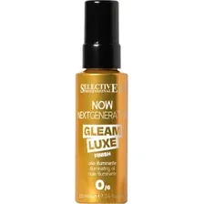 Масло для волос Selective Professional Now Gleam Luxe для придания финишного блеска (100мл)