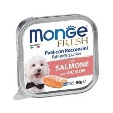Паштет Monge Dog для собак, с лососем, Fresh, 100 г