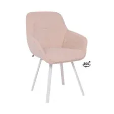 Стул ROMEO SMILE 360, b03 CREAM LUX\белый