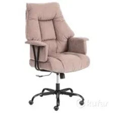 Кресло офисное Tetchair Lincoln Metalbl ткань KUB 03 (светло-коричневый)