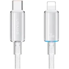 Кабель Usams US-SJ659 USB Type-С - Lightning (1.2 м, белый)