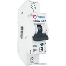 Выключатель автоматический Wilderness DAW2-6DC 1P 10A C 6kA 250В DC DAW2-6DC-1-C010