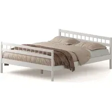 Кровать Домаклево Лето 160x200+Н4+Н4 (белый)