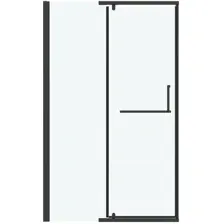 Душевая дверь Grossman Pragma 100x195 100.K33.03.100.21.00 (черный матовый/стекло прозрачное)