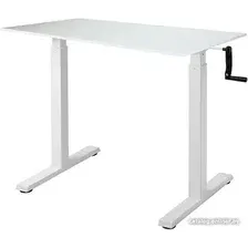 Стол с регулировкой высоты King Style Manual N06-22D White (белый)