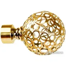 Наконечник для карниза Lm Decor YF095 Ажур 16мм (золото)