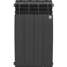 Биметаллический радиатор Royal Thermo BiLiner B 500 Черный (4 секции)