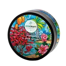 Натуральный скраб для тела ECOCRAFT "Mango and pink ginger" Манго и розовый имбирь (150 мл)