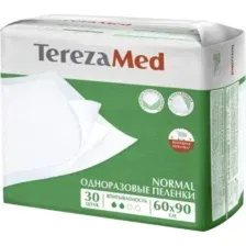 Пеленки впитывающие TerezaMed Normal, 60x90 см, 30 шт