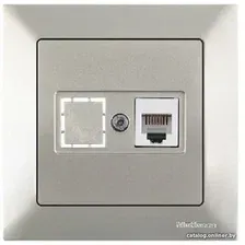 Розетка Mutlusan Daria 2120 125 0183 (титан)