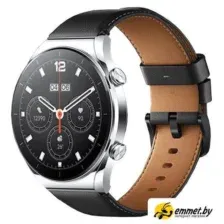 Умные часы Xiaomi Watch S1 (серебристый/черно-коричневый, международная версия)