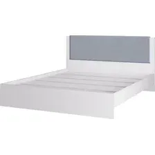 Кровать Аквилон Акцент №16М 160x200 (белое сияние/веллюкс 49)