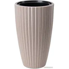 Кашпо Form-Plastic Mika Slim FP-5105-051 (серо-бежевый)