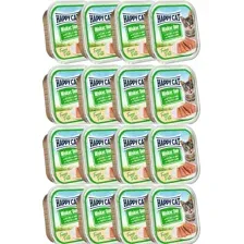 Пресервы Happy Cat Minkas Duo Паштет из птицы и ягненка 16х100 г