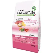 Сухой корм для собак Unica Natura Unico Maxi с сыровяленой ветчиной, рисом и картофелем 12 кг