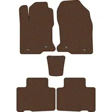 Комплект ковриков для авто Alicosta Lexus NX 300h (suv, гибрид / AYZ15) 2014 - 2021 (коричневый, сота)