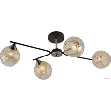 Люстра средней высоты Mirastyle MH-1488/4 BK+AB