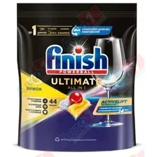 FINISH 4640018995880 Таблетки для посудомоечных машин Quantum Ultimate Лимон 44шт