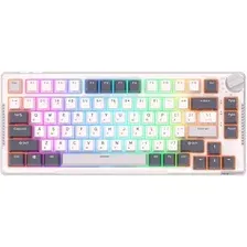 Клавиатура Royal Kludge RK-H81 RGB White Night (RK Cyan)