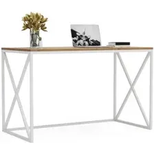 Стол Crafto Модерн Лофт 03 120x60x75 (белый/золотистый дуб)