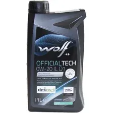 Моторное масло Wolf OfficialTech 0W-20 IL D1 1л