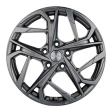 Литой диск Khomen KHW1716 Kodiaq/Tiguan 17x7" 5x112мм DIA 57.1мм ET 40мм Gray