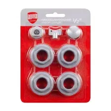 Монтажный комплект для радиатора Royal Thermo RT02.1-2 / RT1/2S (серебристый)
