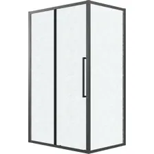 Душевой уголок Grossman Cosmo 130x90x195 120.K33.02.1390.21.02 (черный матовый/стекло шиншилла)