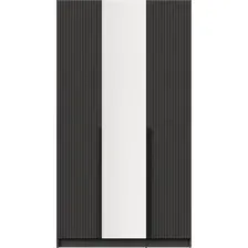 Шкаф распашной Black Red White SZF2D1L (графит/графит)
