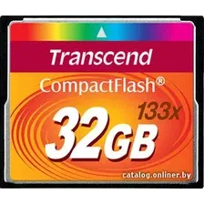 Карта памяти Transcend 133x CompactFlash 32 Гб (TS32GCF133)
