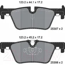 Тормозные колодки Textar 2530701