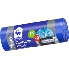 Пакеты для мусора Lomberta 35л (20шт)
