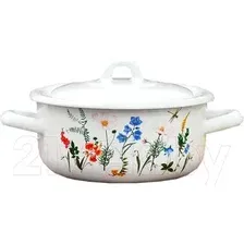 Кастрюля ЭСТЕТ Луговые цветы / ЭТ-72485