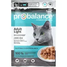 ProBalance Консервированный корм Adult Light для малоподвижных кошек 85 г