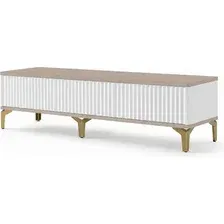 Тумба Shtabe Royal ТВ 5031 эко (макиато/золото)