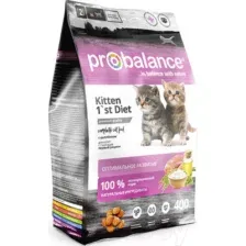 Сухой корм для котят ProBalance 1'st Diet Kitten с цыпленком, 400гр.