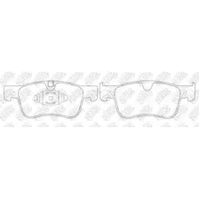 Тормозные колодки дисковые передняя ось NIBK PN0734