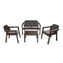 Набор садовой мебели Adriano EASY COMFORT Р6037КОР (коричневый)