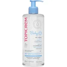 Средство для купания Topicrem Baby Нежный очищающий гель (500мл)