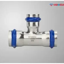 Фитинг Varmega Тройник раструбный Inox Press переходной 28x15x28 VM719281528