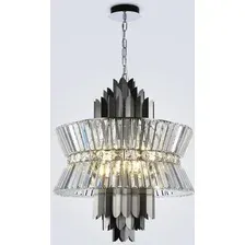 Люстра Ambrella LH41020/12 BK/CL (черный/прозрачный)