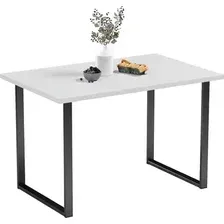 Обеденный стол Mio Tesoro Tako 100x60 (белый/черный)