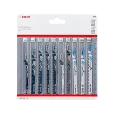 Набор пилок для электролобзика BOSCH Set по дереву и металлу 10 штук