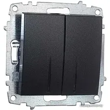 Выключатель Elbi Zena-Vega 609-011100-203 (графит)
