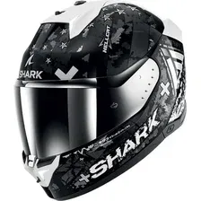 Мотошлем Shark Skwal i3 Hellcat (р. 2XL, черный/белый)