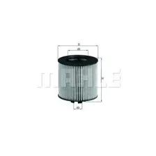 Масляный фильтр Mahle Knecht OX341D