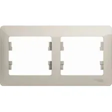Рамка Systeme Electric Glossa GSL000902 (молочный)