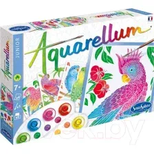 Набор для творчества SentoSphere Aquarellum Попугаи / 654